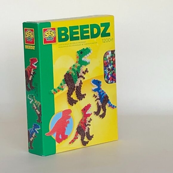 New in Box SES Creative Iron on Beads Set-Dinosaurs T-Rex1200 Pcs For Age 5+ - Picture 11 of 15